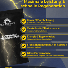 DONNER MISCHUNG⚡️ - Elektrolyte mit Creapure® & L-Citrullin für Sportler und Athleten 450g