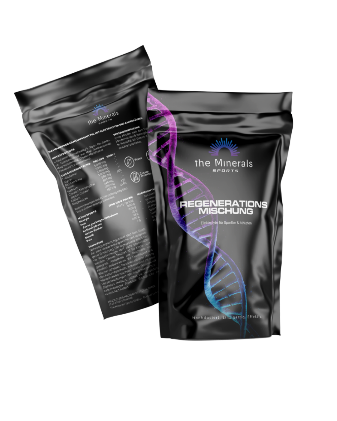 Regenerations Mischung - Elektrolyte mit Glycin, Taurin & L-Glutamin für Sportler und Athleten 400g