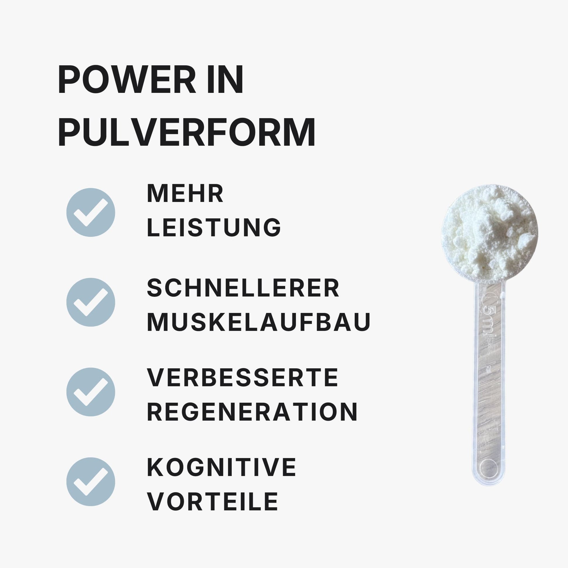 Power in Pulverform mit Creatin Creapure - Mehr Leistung, schnellerer Muskelaufbau, verbesserte Regeneration - The Minerals Sports