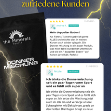 DONNER MISCHUNG⚡️ - Elektrolyte mit Creapure® & L-Citrullin für Sportler und Athleten 450g